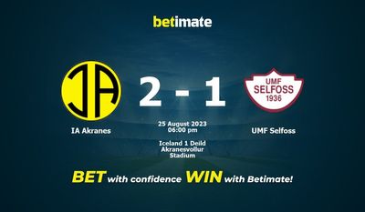 IA Akranes vs UMF Selfoss Prognóstico, Odds e Dicas de Apostas 25/08/2023