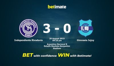 Independiente Rivadavia vs Gimnasia Jujuy Prognóstico, Odds e Dicas de Apostas 26/08/2023