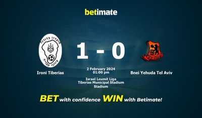 Ironi Tiberias vs Bnei Yehuda Tel Aviv Prognóstico, Odds e Dicas de Apostas 02/02/2024
