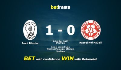 Ironi Tiberias vs Hapoel Nof HaGalil Prognóstico, Odds e Dicas de Apostas 10/05/2023