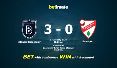 Istanbul Basaksehir x Boluspor Prognóstico, Odds e Dicas de Apostas 17/01/2024