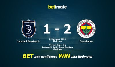 Istanbul Basaksehir x Fenerbahce Prognóstico, Odds e Dicas de Apostas 24/01/2024