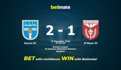 Kazma SC vs Al Naser SC Predição, probabilidades e resultados Dicas de Apostas 15/12/2023
