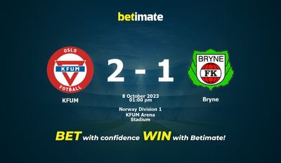 Prognóstico, Odds e Dicas de Apostas KFUM vs Bryne 08/10/2023