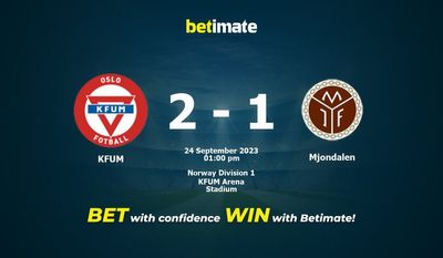 KFUM vs Mjøndalen Prognóstico, Odds e Dicas de Apostas 24/09/2023