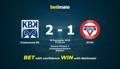 Kristiansund BK vs KFUM Prognóstico, Odds e Dicas de Apostas 30/09/2023