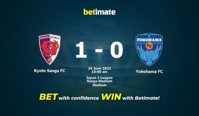 Prognóstico, Odds e Dicas de Apostas Kyoto Sanga FC x Yokohama FC 24/06/2023