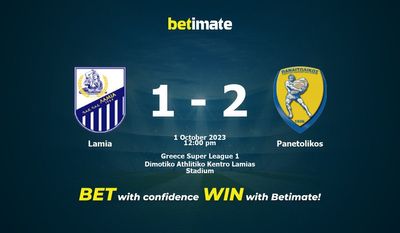 Prognóstico, Odds e Dicas de Apostas Lamia x Panetolikos 01/10/2023