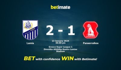 Lamia vs Panserraikos Prognóstico, Odds e Dicas de Apostas 13/01/2024