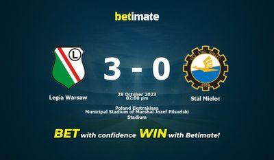 Legia Varsóvia vs Stal Mielec Prognóstico, Odds e Dicas de Apostas 29/10/2023