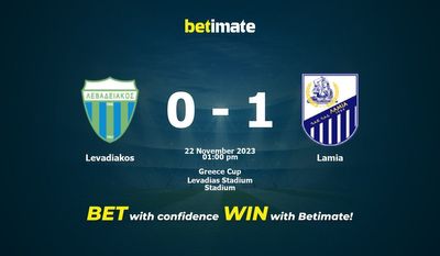 Prognóstico, Odds e Dicas de Apostas Levadiakos vs Lamia 22/11/2023