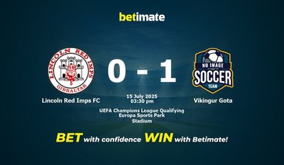 Palpite, probabilidades e dicas de apostas para Lincoln Red Imps FC x Vikingur Gota - 15/07/2025
