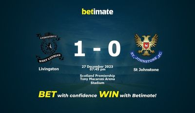 Livingston vs St Johnstone Prognóstico, Odds e Dicas de Apostas 27/12/2023