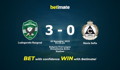 Ludogorets Razgrad vs Slavia Sofia Prognóstico, Odds e Dicas de Apostas 26/11/2023