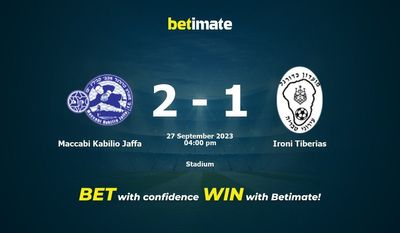 Maccabi Kabilio Jaffa vs Ironi Tiberias Prognóstico, Odds e Dicas de Apostas 27/09/2023