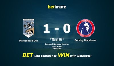 Maidenhead Utd vs Dorking Wanderers Prognóstico, Odds e Dicas de Apostas 03/09/2024