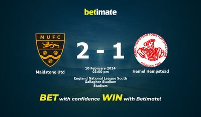 Maidstone Utd vs Hemel Hempstead Prognóstico, Odds e Dicas de Apostas 02/10/2024