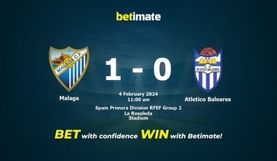 Prognóstico, Odds e Dicas de Apostas Málaga vs Atlético Baleares 02/04/2024