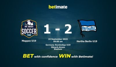 Meppen U19 vs Hertha Berlim U19 Prognóstico, Odds e Dicas de Apostas 24/09/2023