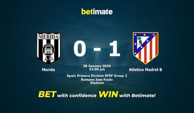 Merida vs Atlético de Madrid B Prognóstico, Odds e Dicas de Apostas 28/01/2024