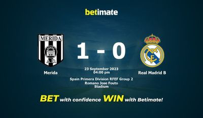 Prognóstico Mérida x Real Madrid B 23/09/2023