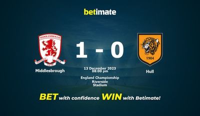 Palpite, Odds e Dicas de Apostas Middlesbrough x Hull 13/12/2023