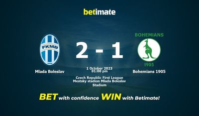 Mladá Boleslav vs Bohemians 1905 Prognóstico, Odds e Dicas de Apostas 10/01/2023