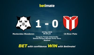Palpite, odds e dicas de apostas para Montevideo Wanderers x CA River Plate - 25/05/2025