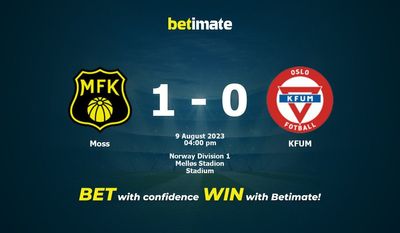 Prognóstico, Odds e Dicas de Apostas Moss vs KFUM 08/09/2023