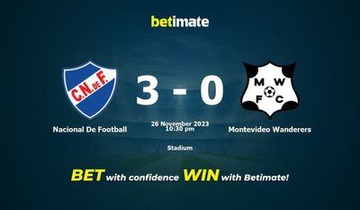 Nacional De Football x Montevideo Wanderers Prognóstico, Odds e Dicas de Apostas 26/11/2023