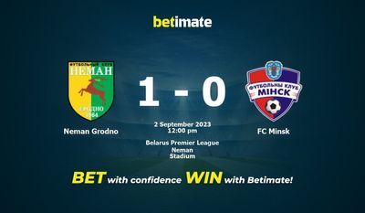 Neman Grodno vs FC Minsk Prognóstico, Odds e Dicas de Apostas 09/02/2023
