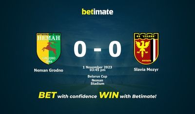 Neman Grodno vs Slavia Mozyr Prognóstico, Odds e Dicas de Apostas 11/01/2023