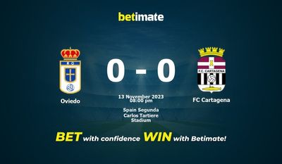 Oviedo x FC Cartagena Prognóstico, Odds e Dicas de Apostas 13/11/2023