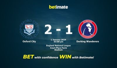 Oxford City vs Dorking Wanderers Prognóstico, Odds e Dicas de Apostas 01/01/2024