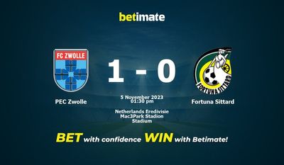 PEC Zwolle vs Fortuna Sittard Prognóstico, Odds e Dicas de Apostas 11/05/2023