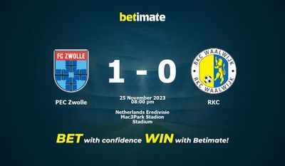 PEC Zwolle vs RKC Prognóstico, Odds e Dicas de Apostas 25/11/2023
