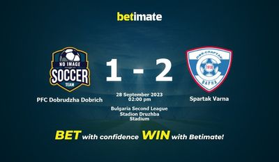 PFC Dobrudzha Dobrich vs Spartak Varna Prognóstico, Odds e Dicas de Apostas 28/09/2023