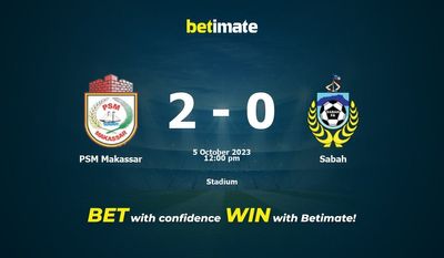 PSM Makassar vs Sabah Prognóstico, Odds e Dicas de Apostas 10/05/2023