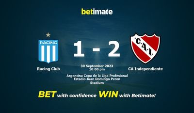 Racing Club x CA Independiente Prognóstico, Odds e Dicas de Apostas 30/09/2023