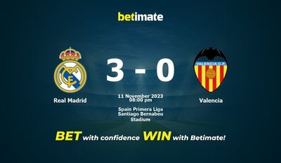 Prognóstico, Odds e Dicas de Apostas Real Madrid x Valência 11/11/2023