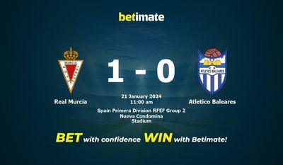 Prognóstico, Odds e Dicas de Apostas Real Murcia x Atlético Baleares 21/01/2024
