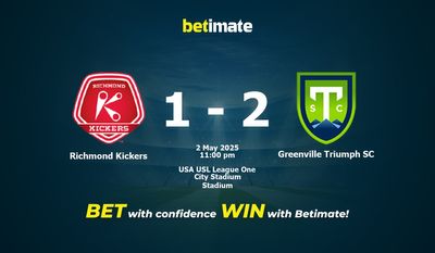 Palpite, probabilidades e dicas de apostas para Richmond Kickers x Greenville Triumph SC 05/02/2025