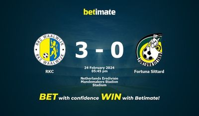 RKC x Fortuna Sittard Prognóstico, Odds e Dicas de Apostas 24/02/2024