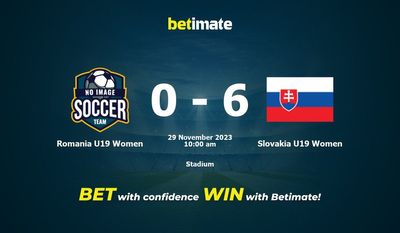 Romênia U19 Feminino vs Eslováquia U19 Feminino Prognóstico, Odds e Dicas de Apostas 29/11/2023