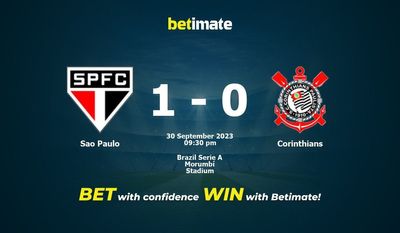 Prognóstico, Odds e Dicas de Apostas São Paulo x Corinthians 30/09/2023