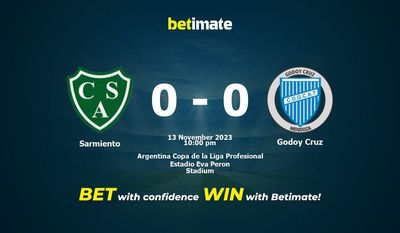 Sarmiento x Godoy Cruz Prognóstico, Odds e Dicas de Apostas 13/11/2023