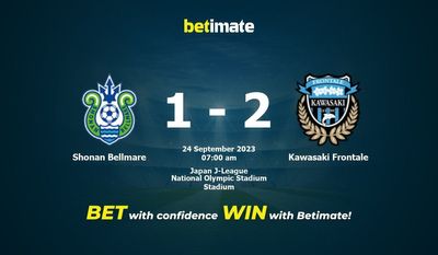 Shonan Bellmare vs Kawasaki Frontale Prognóstico, Odds e Dicas de Apostas 24/09/2023