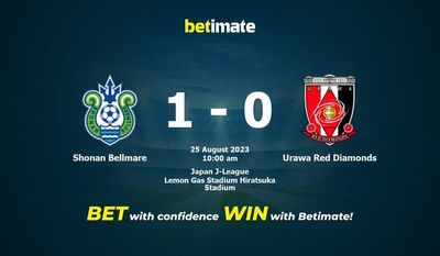 Prognóstico, Odds e Dicas de Apostas Shonan Bellmare x Urawa Red Diamonds 25/08/2023