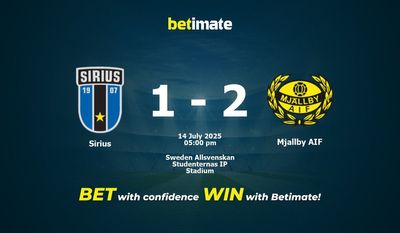 Palpite, probabilidades e dicas de apostas para Sirius x Mjallby AIF 14/07/2025