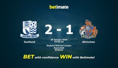 Southend x Altrincham Prognóstico, Odds e Dicas de Apostas 20/01/2024